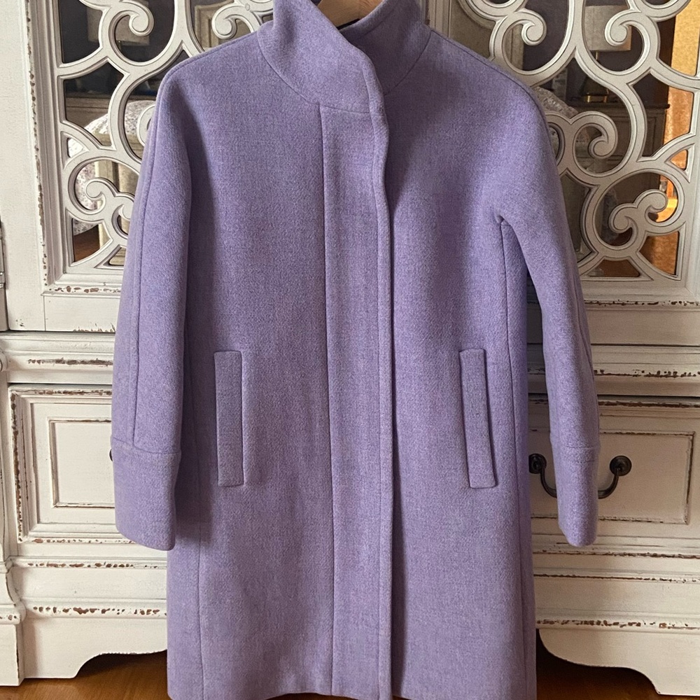 J crew cocoon wool coat